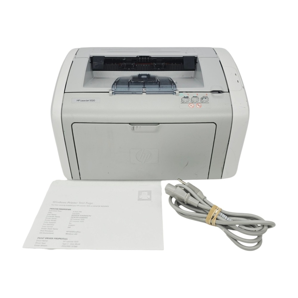 HP LaserJet 1020 Printer Q5911A Black & White Monochrome Page Count ~1700 Tested